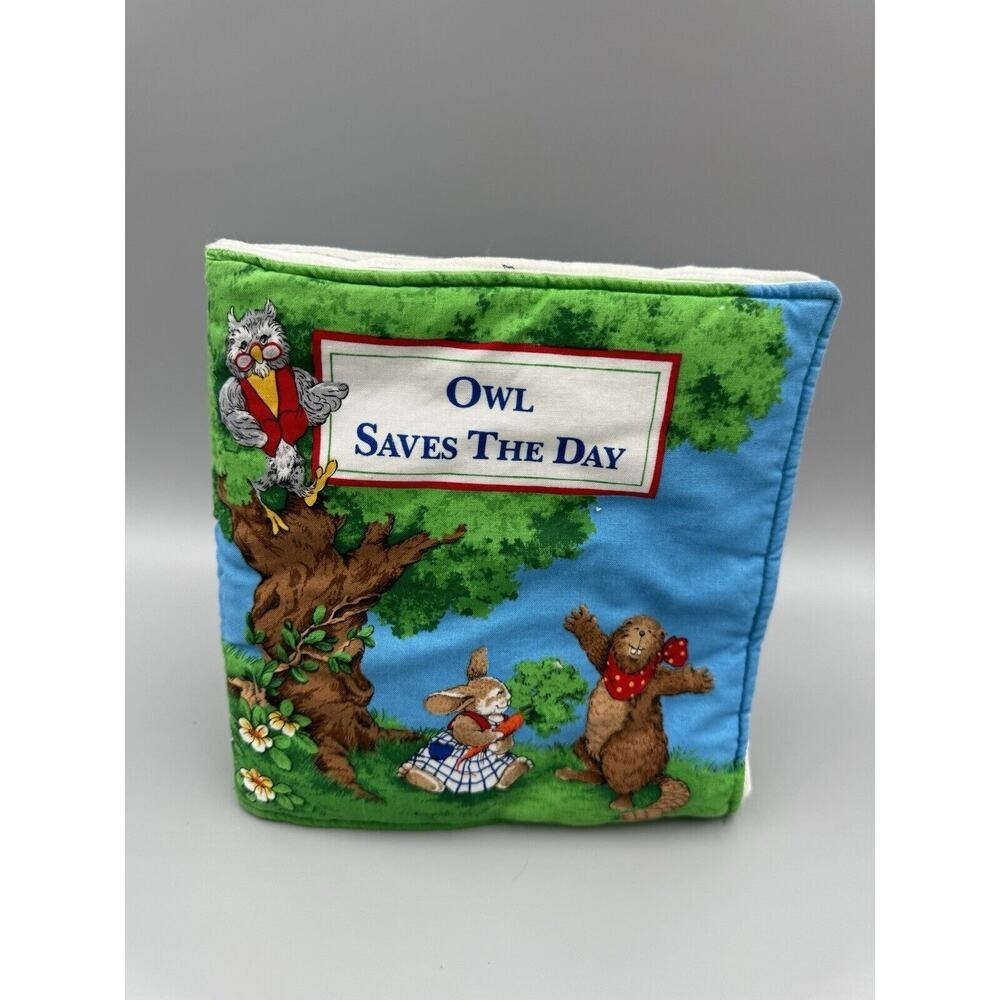 Owl Saves The Day Ecology for Children Fabric Cloth Book 8"